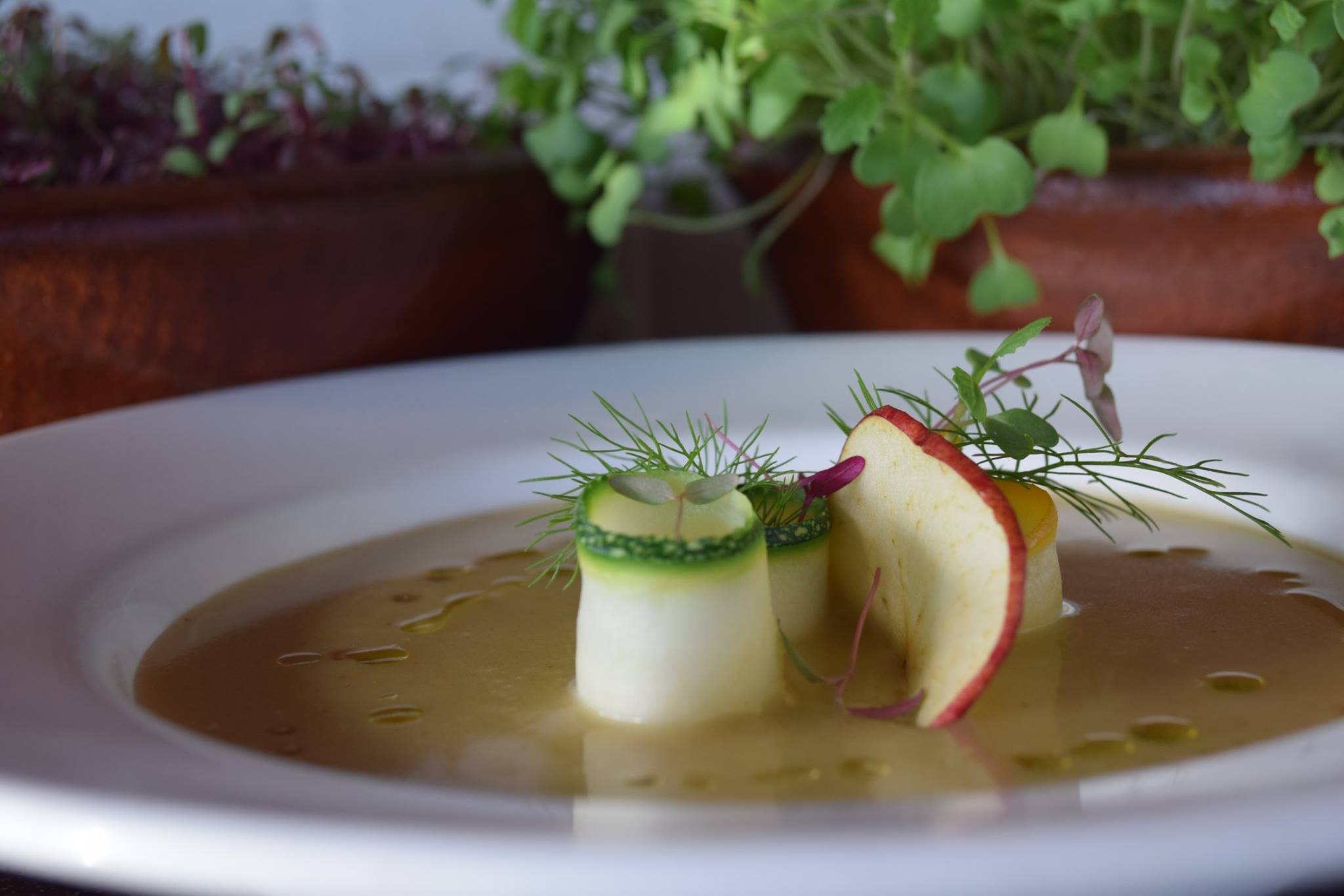 Chef Bishnu BC's signature dish 3 - gourmet Indian fusion