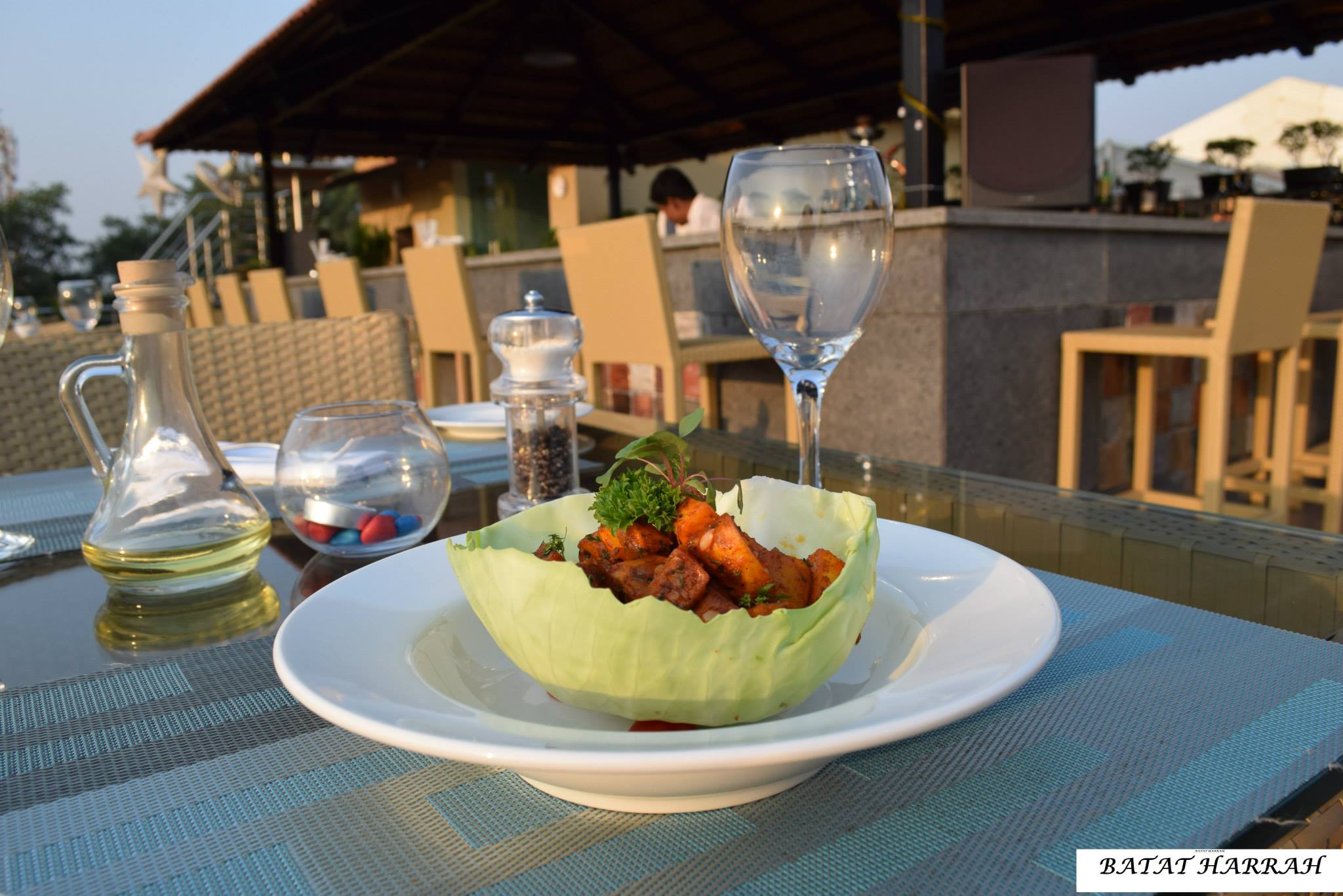 Chef Bishnu BC's signature dish 6 - gourmet Indian fusion